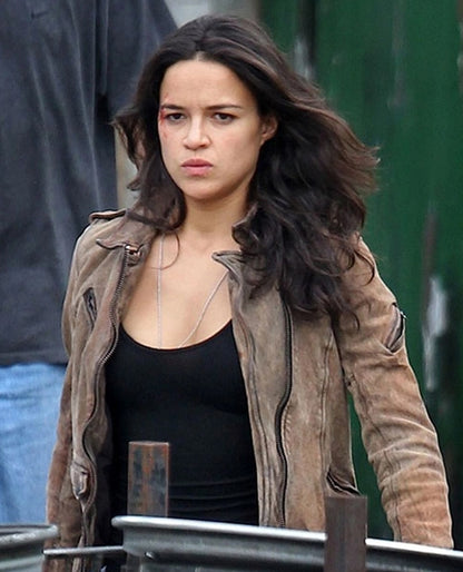 Furious 7 Michelle Rodriguez Leather Jacket