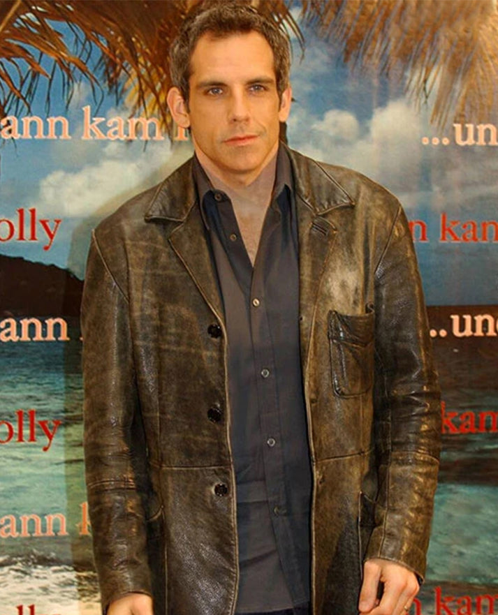 Ben Stiller Leather Blazer