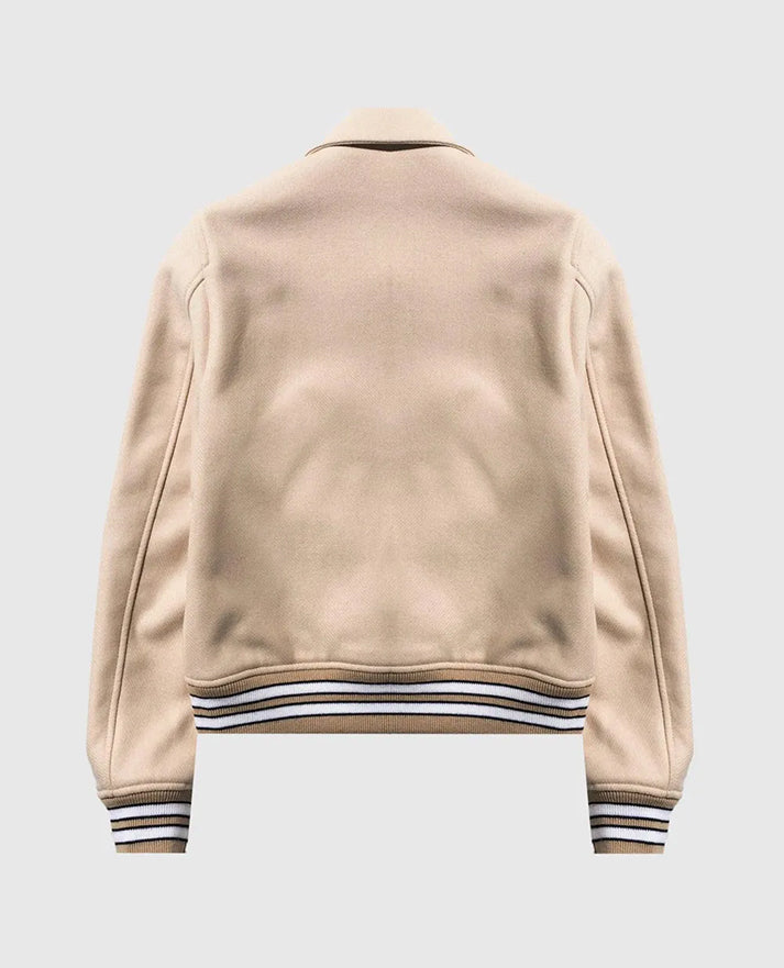 Amiri Bones Letterman Wool Jacket
