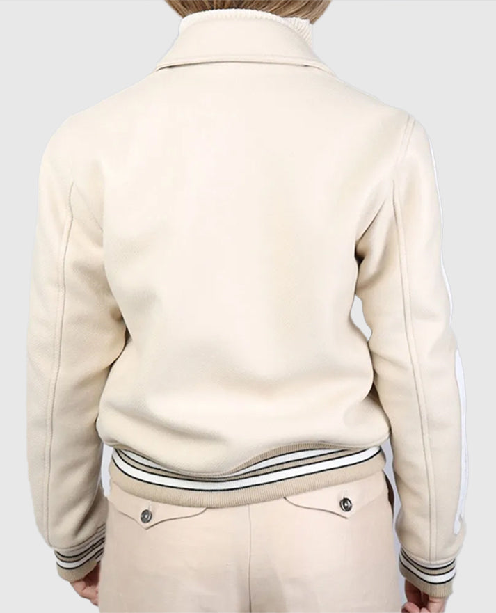 Amiri Bones Letterman Wool Jacket