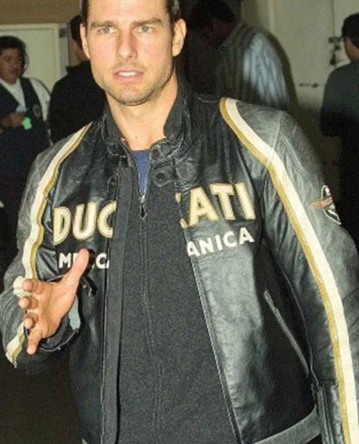 Tom Cruise Ducati Meccanica Black Jacket