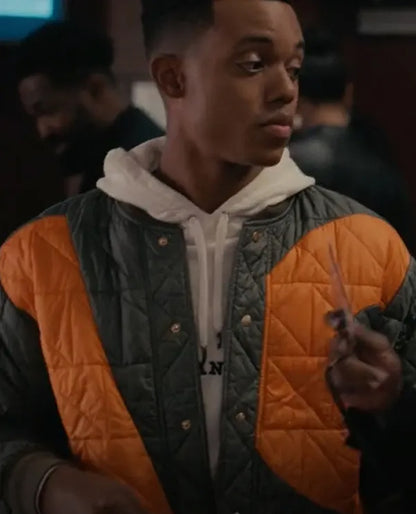 Jabari Banks Bel-Air 2022 quilted jacket