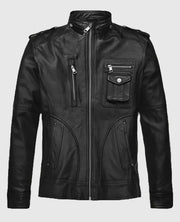 Men’s Street Style Leather Jacket