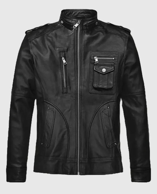 Men’s Street Style Leather Jacket