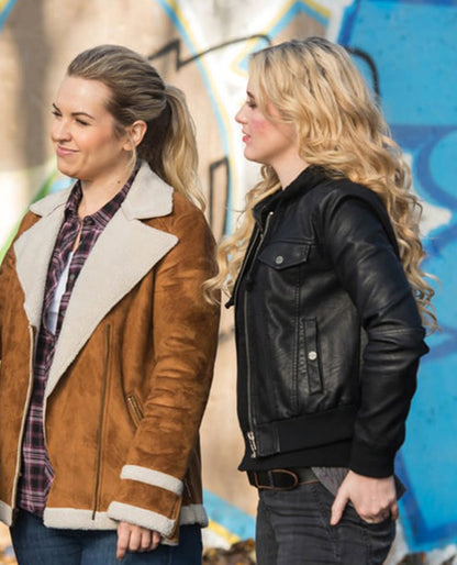 Kathryn Newton Supernatural Leather Jacket