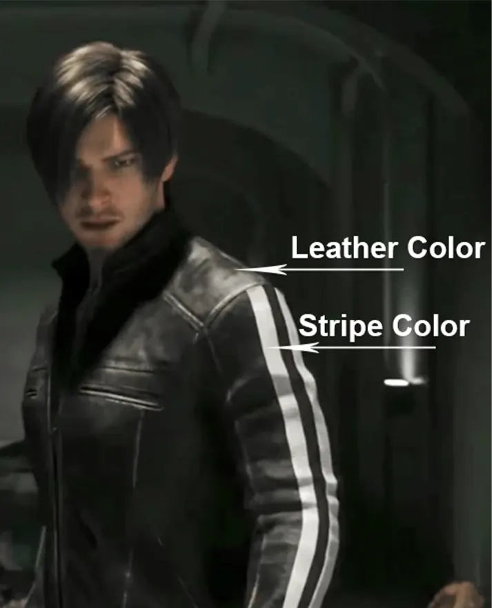 Resident Evil Vendetta Leon Kennedy Leather Jacket