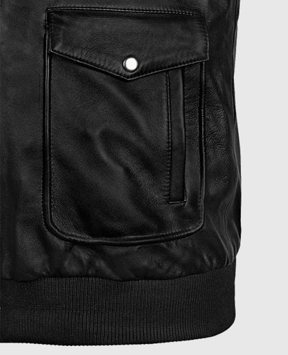 Men's Bomber A2 Flight Leather Jacket