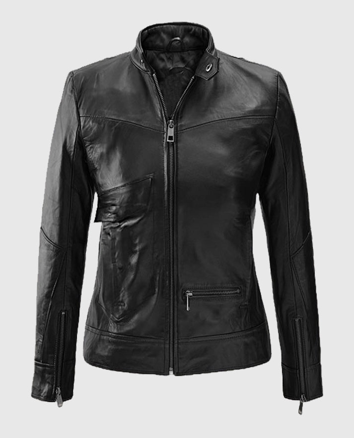 Elsa Pataky Leather Jacket