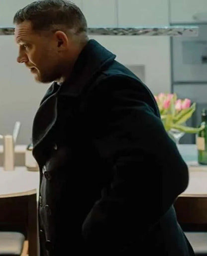 Harry Da Souza MobLand Black Wool Coat