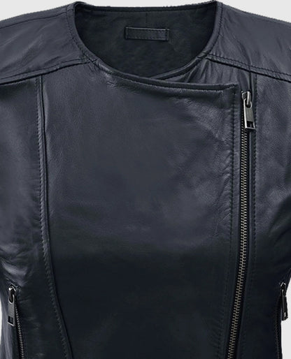 Women's Black Leather Jacket