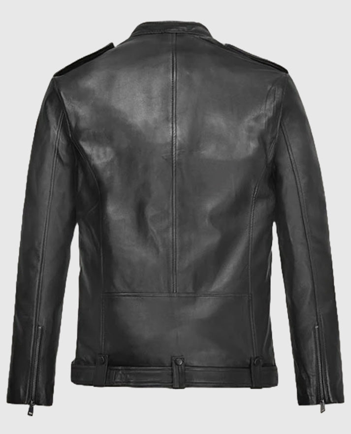 Kevin Hart Black Leather Jacket
