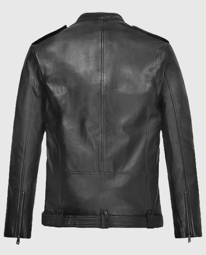Kevin Hart Black Leather Jacket