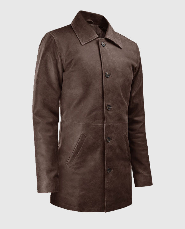 Supernatural Dean Winchester Leather Trench Coat