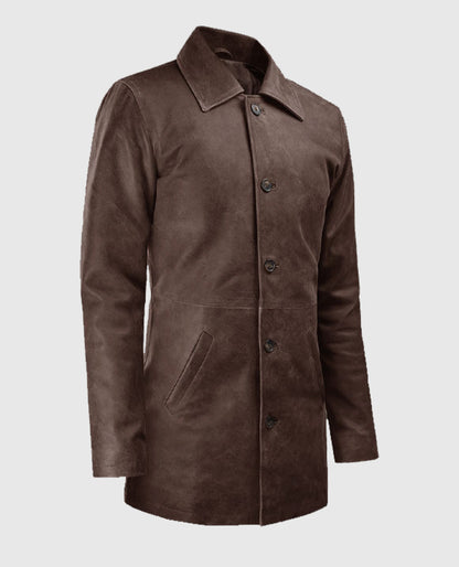 Supernatural Dean Winchester Leather Trench Coat
