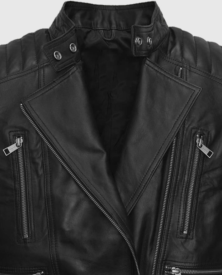 The Girl in the Spider's Web Claire Foy Leather Jacket