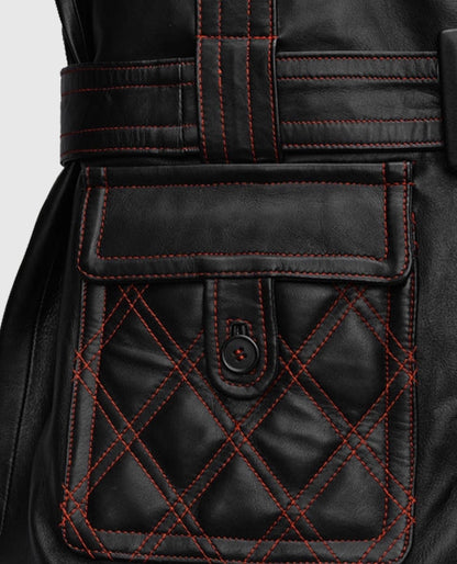 Elvis Presley Leather Long Coat