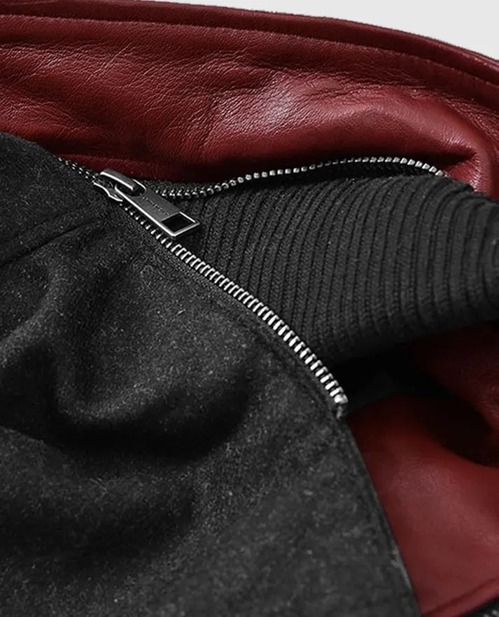 Rodeo Hooded Leather Jacket For Men