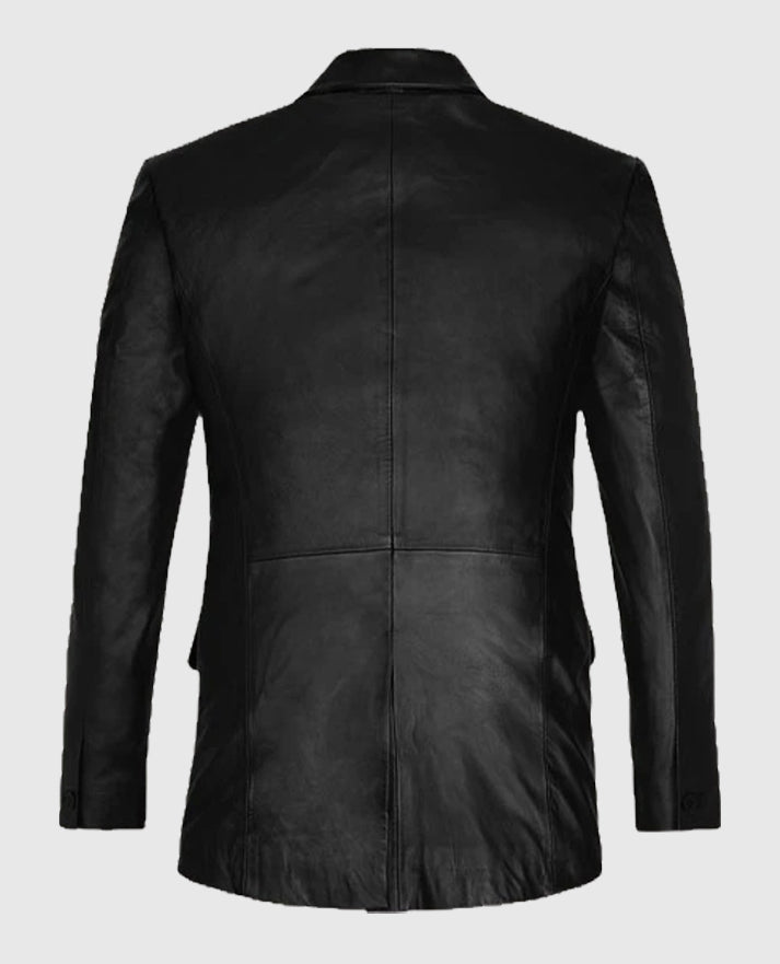 Al Pacino Leather Blazer