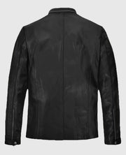 Ian Somerhalder Black Leather Jacket