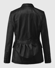 The Winter Soldier Scarlett Johansson Leather Blazer