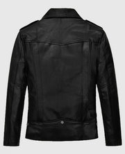 Jimin Black Leather Jacket