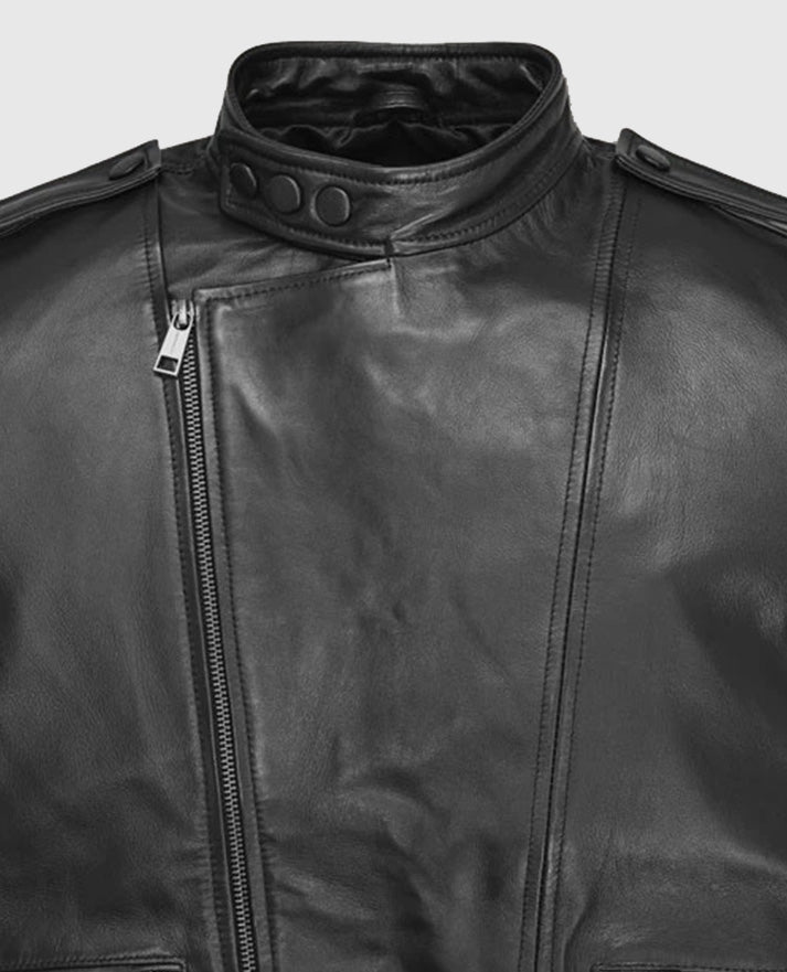 Kevin Hart Black Leather Jacket