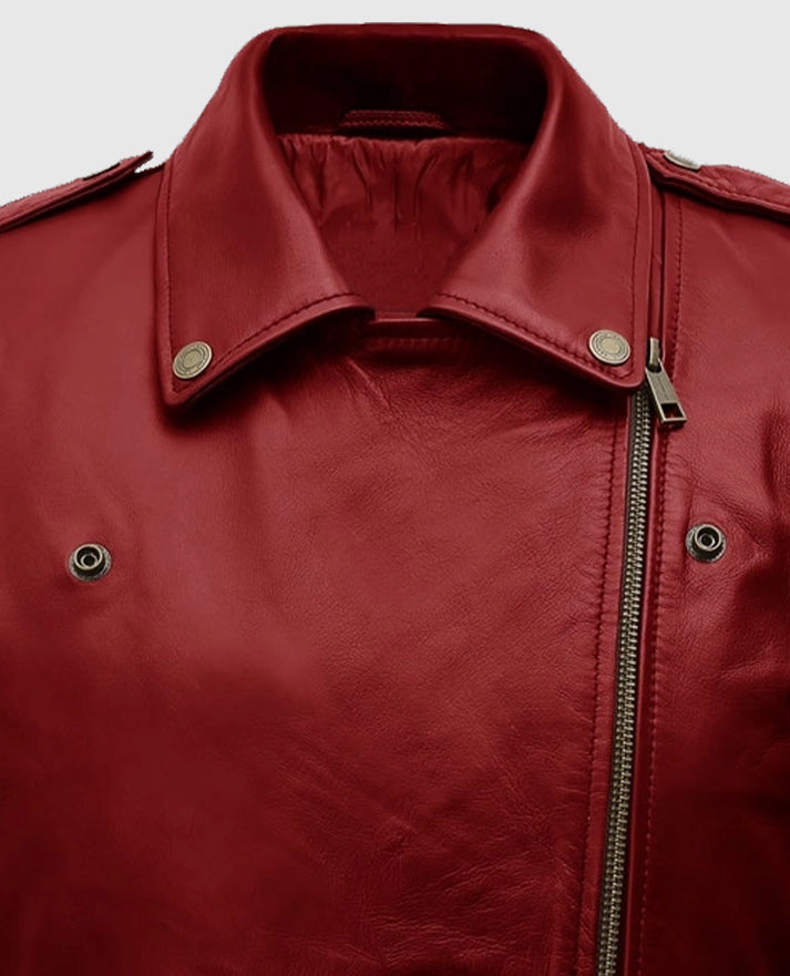 Emilia Clarke Last Christmas Leather Jacket