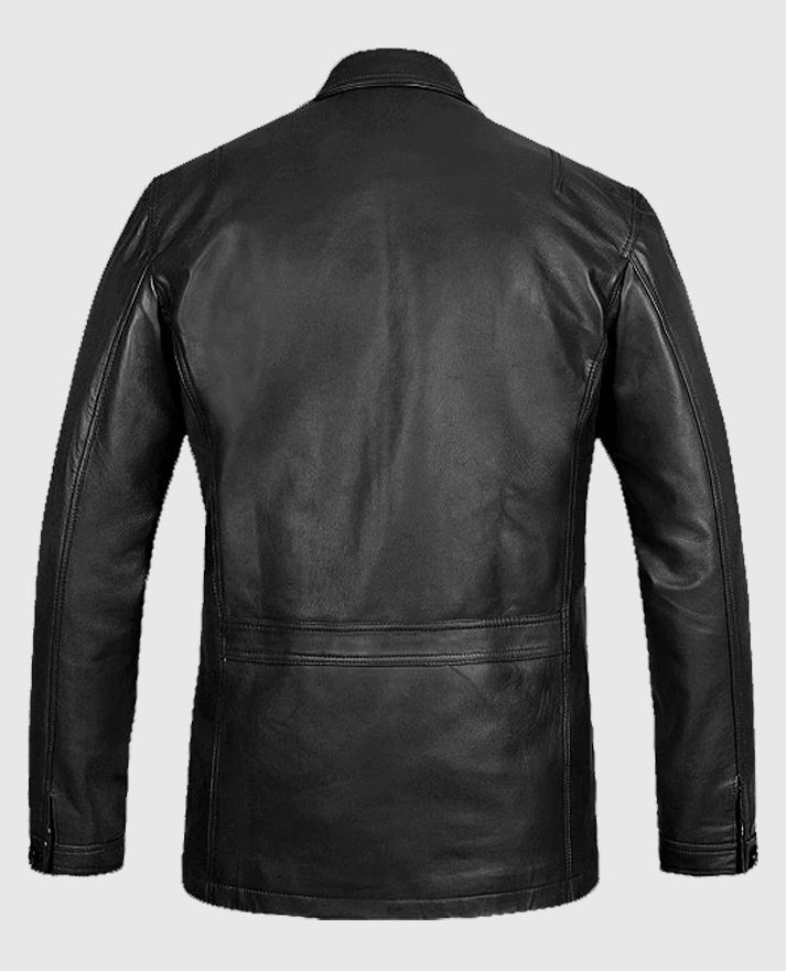 Daniel Craig Leather Blazer
