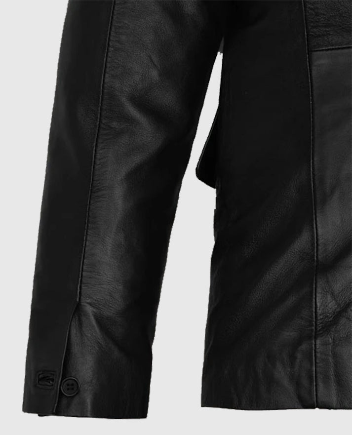 Al Pacino Leather Blazer