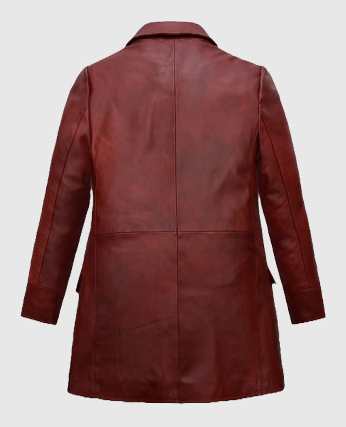 Dakota Johnson Madame Web Leather Trench Coat