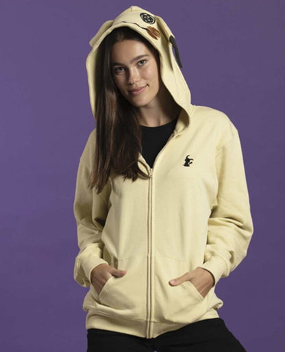 Mimikyu Themed French Terry Zip-Up Hoodie