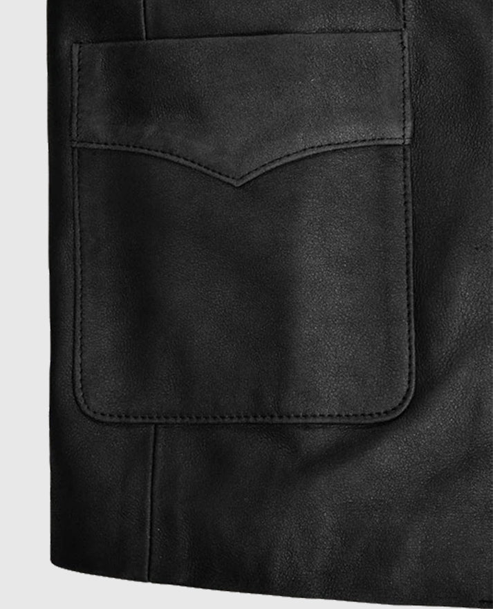 Ben Stiller Leather Blazer