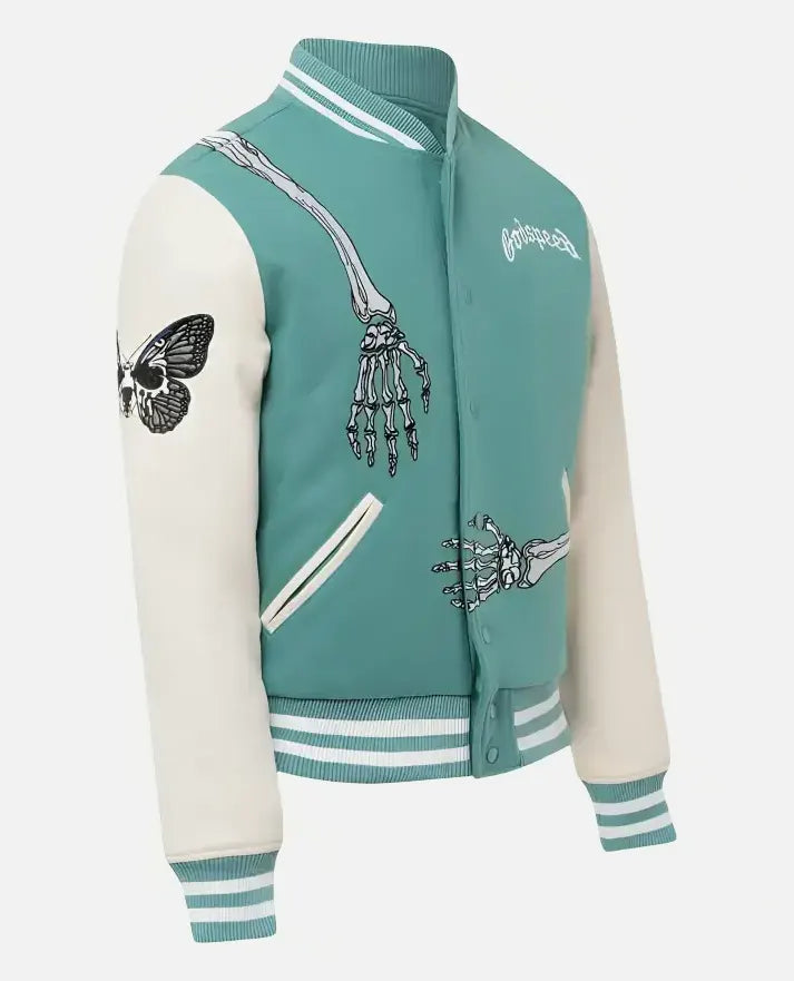 Godspeed Skull Rod Halloween Bomber Jacket
