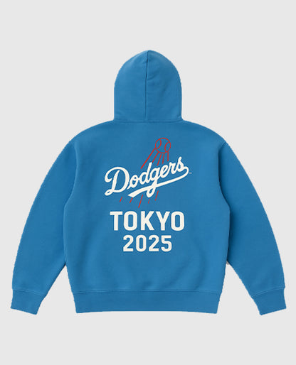 TOKYO Dodgers 2025 Blue Fleece Hoodie