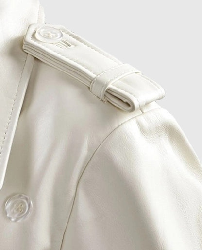 Vanessa Kirby Mission Impossible Fallout Leather Long Coat