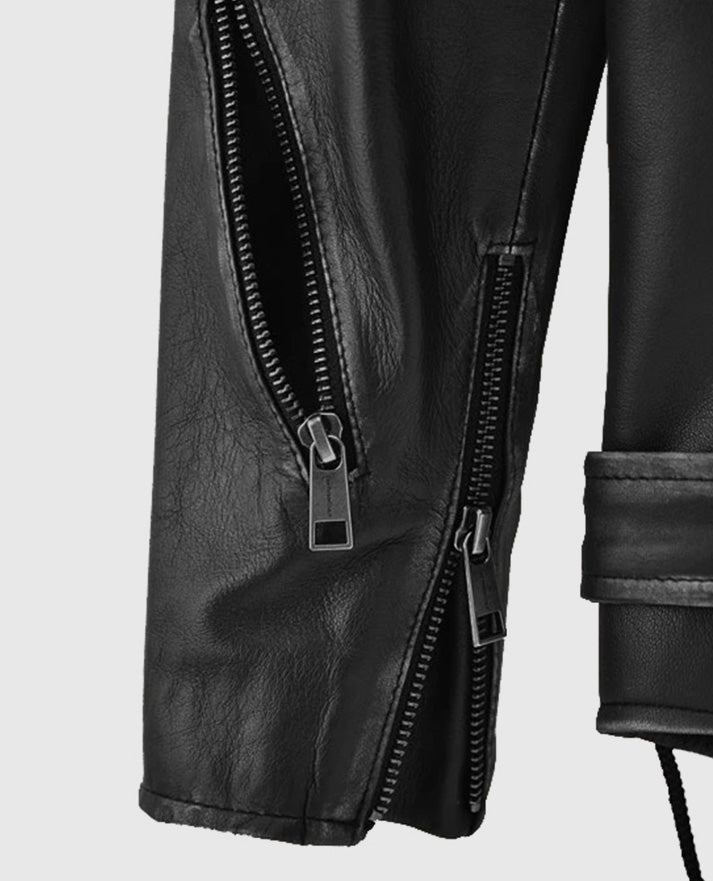 Street Style Biker Leather Jacket For Men
