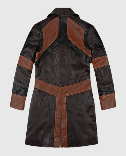 Zoe Saldana Guardians of the Galaxy Vol 2 Leather Coat