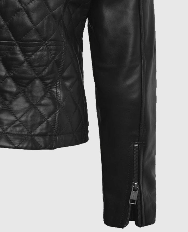 Emily Blunt Leather Jacket