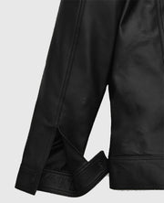 David Beckham Black Leather Jacket