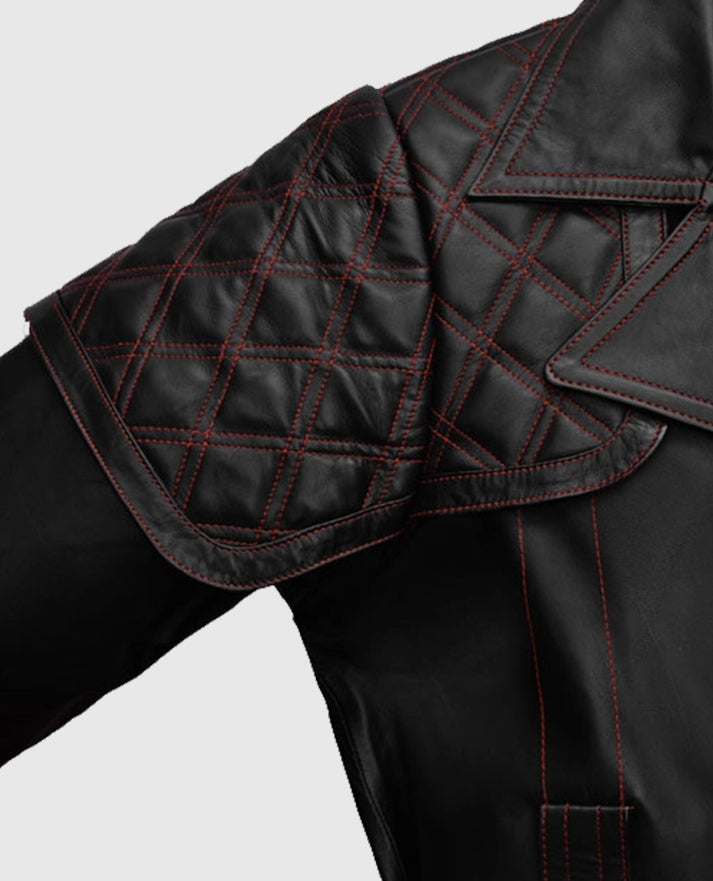 Elvis Presley Leather Long Coat