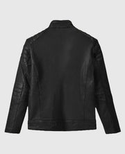 Men's Firefly Black Moto Leather Jacket