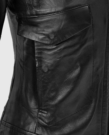 Elsa Pataky Leather Jacket