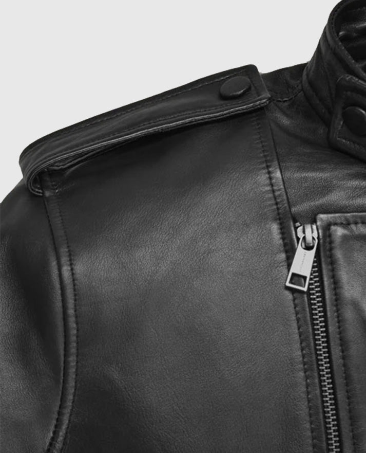 Kevin Hart Black Leather Jacket