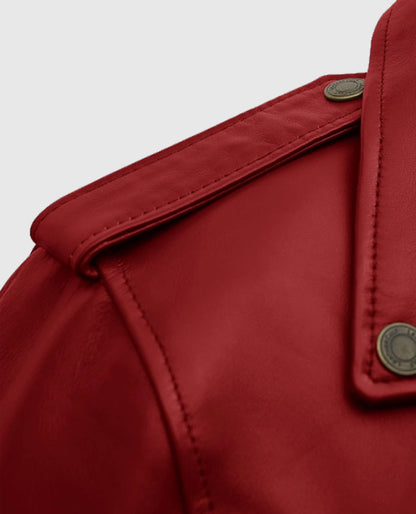 Emilia Clarke Last Christmas Leather Jacket