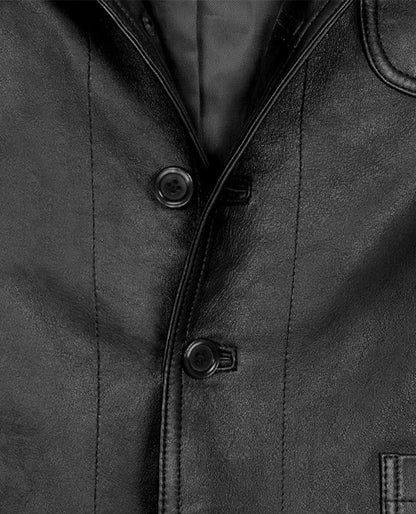 Daniel Craig Leather Blazer