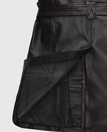 Elvis Presley Leather Long Coat