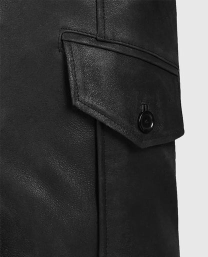 Men's Black Moto Leather Jacket