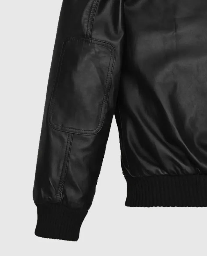 Ryan Reynolds Black Leather Jacket