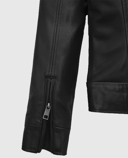 Hailey Baldwin Bieber Leather Jacket