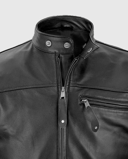 Keanu Reeves Black Leather Jacket